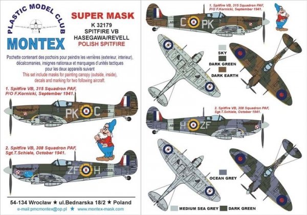 Montex K32179 SPITFIRE VB 1/32