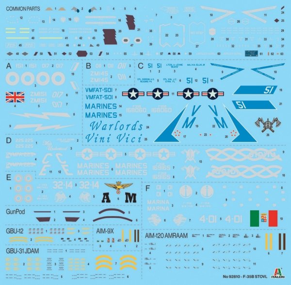 Italeri 92810 F-35 B Lightning II 1/48