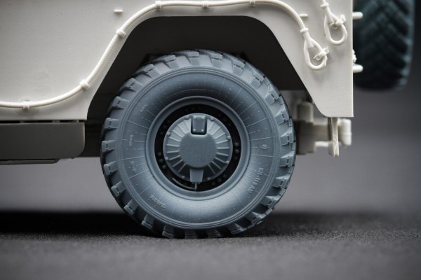 ScaleX WM 35016S GAZ Tiger V2(with shield) Sagged wheel set (for Meng) 1/35