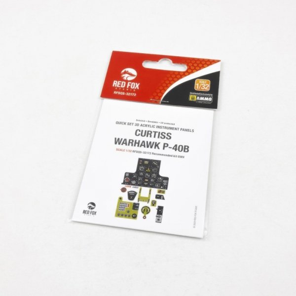 Red Fox Studio QS-32172 P-40B Warhawk for GWH 1/32