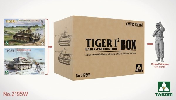 Takom 2195W TIGER I  EARLY-PRODUCTION BOX 1/35