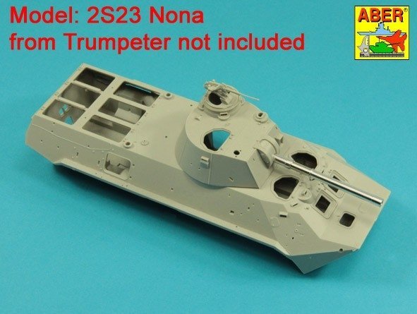 Aber 35L-308 Lufa 120mm 2A60 do rosyjskiego moździerza 2S23 Nona 1/35