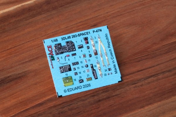 Eduard 3DL48263 P-47N SPACE for MINIART 1/48