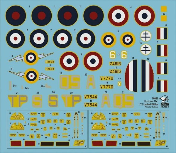 Arma Hobby 70026 Hurricane Mk.I trop Western 1/72