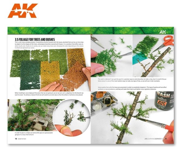 AK Interactive AK295 AK LEARNING 10: MASTERING VEGETATION IN MODELING