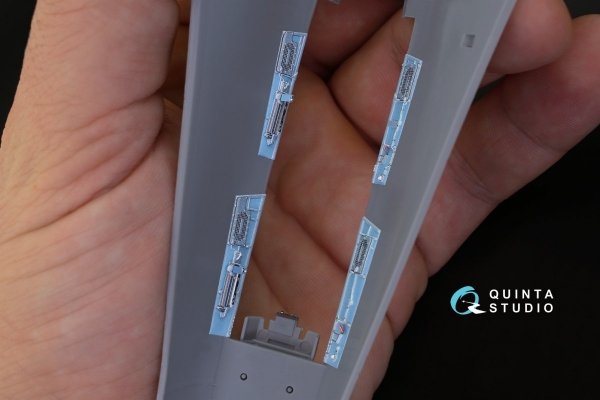 Quinta Studio QD48171 Su-27UB 3D-Printed &amp; coloured Interior on decal paper (for HobbyBoss kit) 1/48