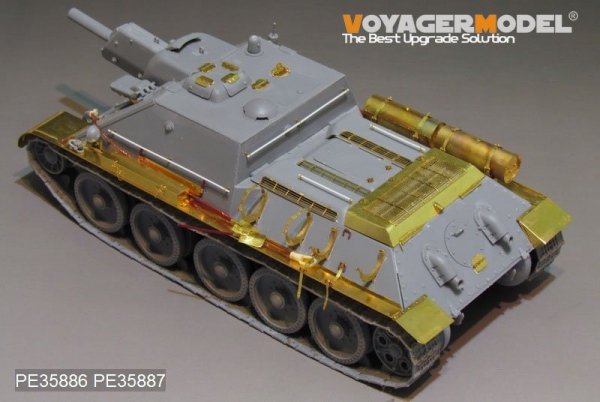 Voyager Model PE35886 WWII Russia SU-122 Basic For MINIART 1/35