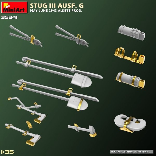 MiniArt 35341 STUG III AUSF. G MAY-JUNE 1943 ALKETT PROD. 1/35