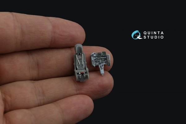 Quinta Studio QD72119 MiG-29 9-12 3D-Printed coloured Interior on decal paper (Trumpeter) 1/72