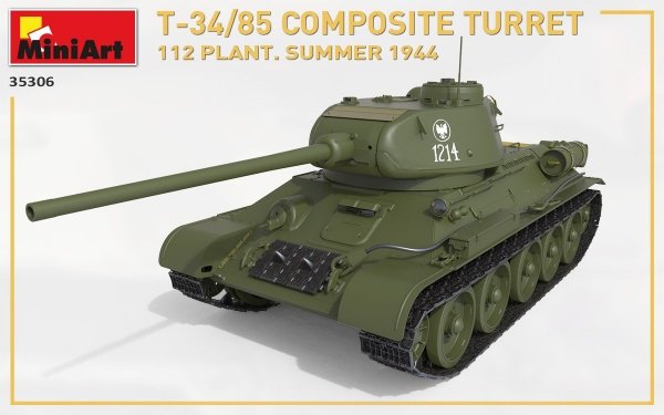 MiniArt 35306 T-34/85 COMPOSITE TURRET. 112 PLANT. SUMMER 1944 1/35