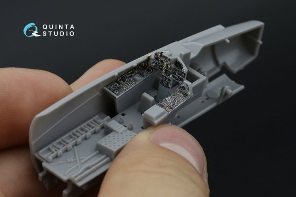 Quinta Studio QD72186 F-15C Early/J Early 3D-Printed &amp; coloured Interior on decal paper (Fine Molds) 1/72