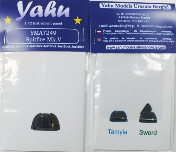 Yahu YMA7249 Spitfire Mk.V (Tamiya / Sword) 1:72