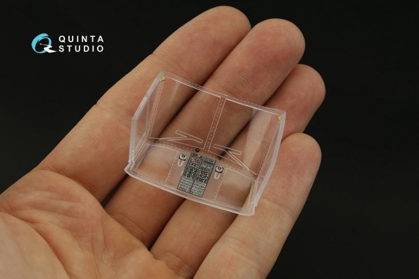 Quinta Studio QDS-48286 UH-1C 3D-Printed &amp; coloured Interior on decal paper (HobbyBoss)(Small version) 1/48