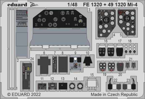 Eduard 491320 Mi-4 TRUMPETER 1/48
