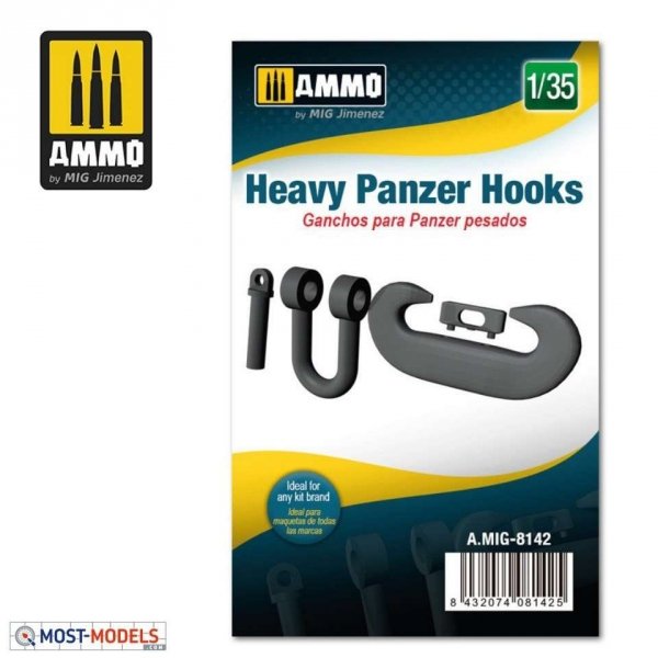 Ammo of Mig 8142 HEAVY PANZER HOOKS 1/35