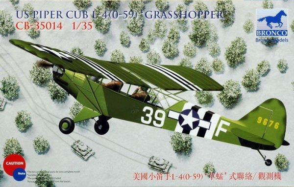 Bronco CB35014 1:35 Piper Cub L4 Grasshopper
