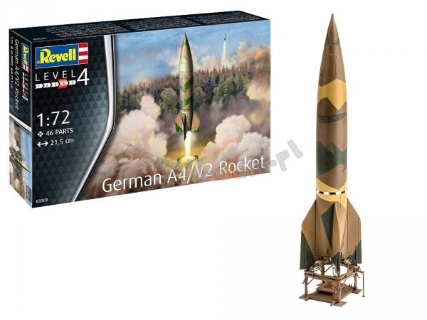 Revell 63309 German A4/V2 Rocket - model set 1/72