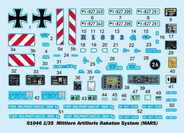 Trumpeter 01046 Mittlere Artillerie Raketen System MARS 1/35