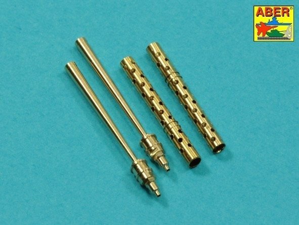 Aber 16L-18 Zestaw 2 luf do MG13k używanych w niemieckim czołgu Pz.Kpfw. I, Ausf. A/B / Set of 2 barrels for guns MG13k (short) used in German light tank Pz.Kpfw. I, Ausf.A/B 1/16