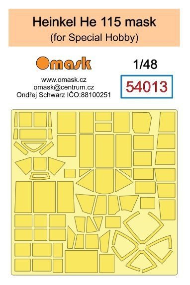 Omask 54013 Heinkel He 115 (for Special Hobby) 1/48