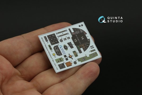 Quinta Studio QD32210 Westland Whirlwind F Mk.I 3D-Printed &amp; coloured Interior on decal paper (Special Hobby) 1/32