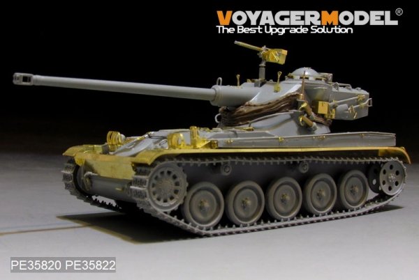 Voyager Model PE35820 Modern French AMX-13/75 light tank basic (smoke discharger, Atenna base Include）For TAKOM 2036 1/35