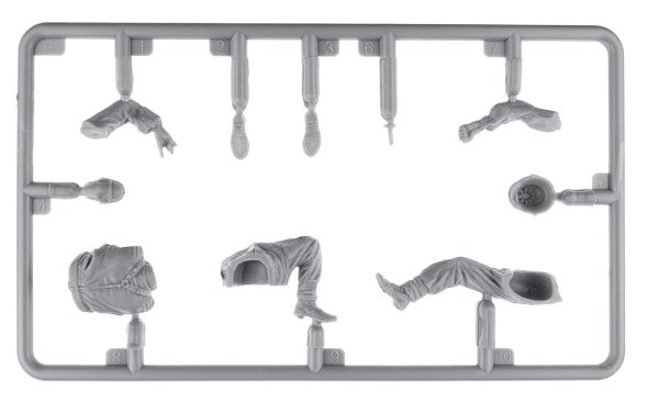MiniArt 53022 GERMAN TANK RIDERS SET 1. RESIN HEADS 1/35