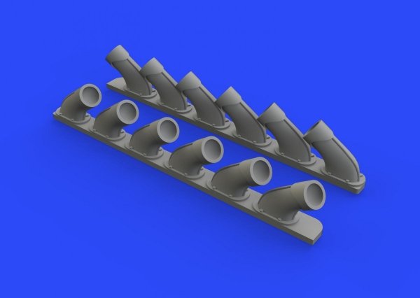 Eduard 648470 Spitfire Mk. XIV exhaust stacks 1/48 AIRFIX