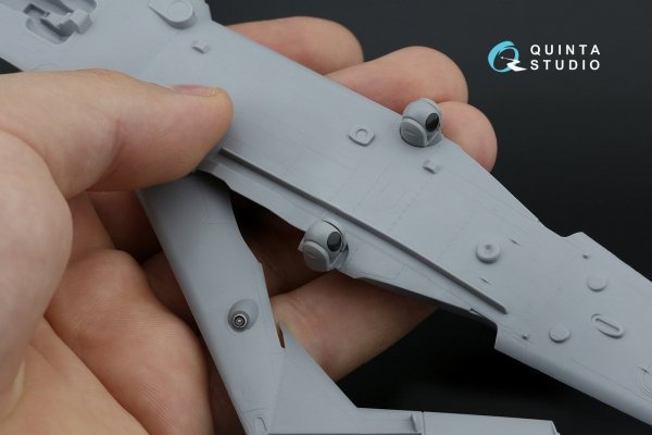 Quinta Studio QP48037 Ka-52 Optical elements for the Vitebsk protection complex (Zvezda) 1/48