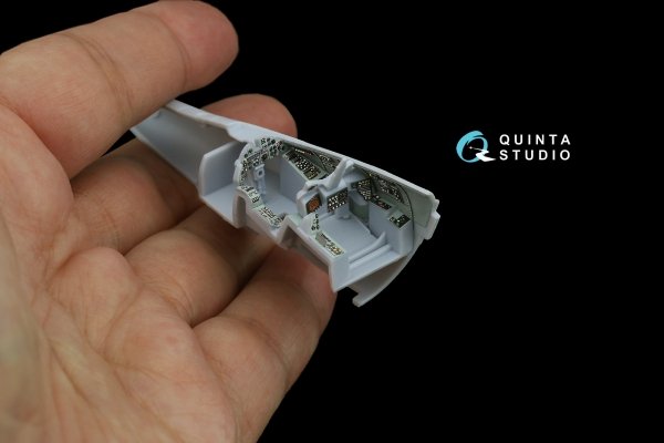 Quinta Studio QDS-72173 Blackburn Buccanneer S.2B Late 3D-Printed &amp; coloured Interior on decal paper (Airfix) (small version) 1/72