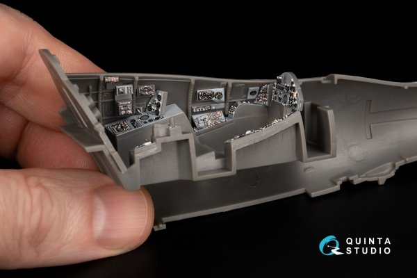 Quinta Studio QD48450 Buccaneer S.2B early 3D-Printed coloured Interior on decal paper (Airfix) 1/48