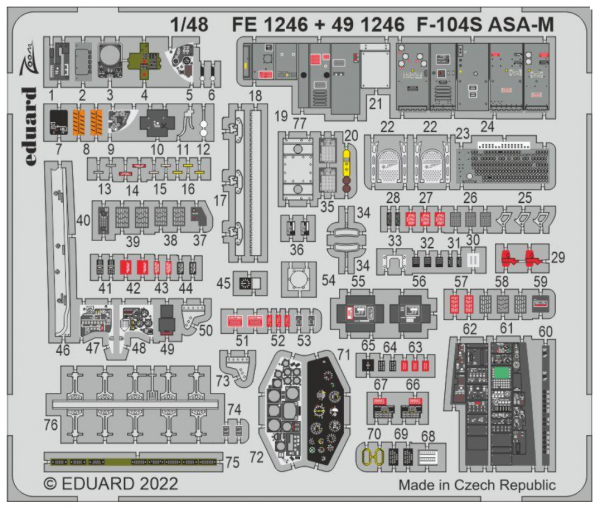 Eduard 491246 F-104S ASA-M KINETIC 1/48