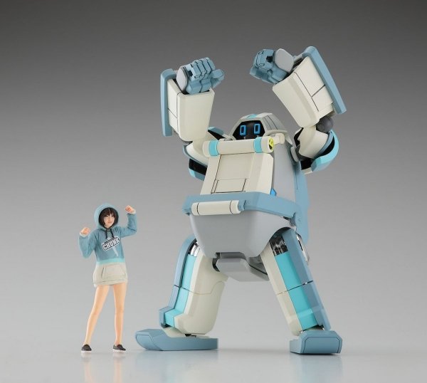 Hasegawa 64793 Creator Works MechatroChunk 02 'Grayish Mint' &amp; Support Girl 1/35