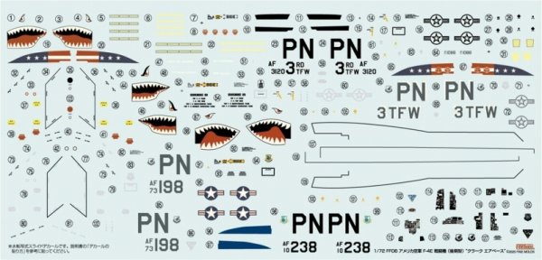 Fine Molds FF06 USAF F-4E Jet Fighter (Late) "Clark Air Base" 1/72