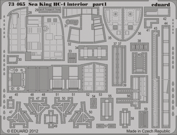 Eduard 73465 Sea King HC-4 S. A. 1/72 ITALERI