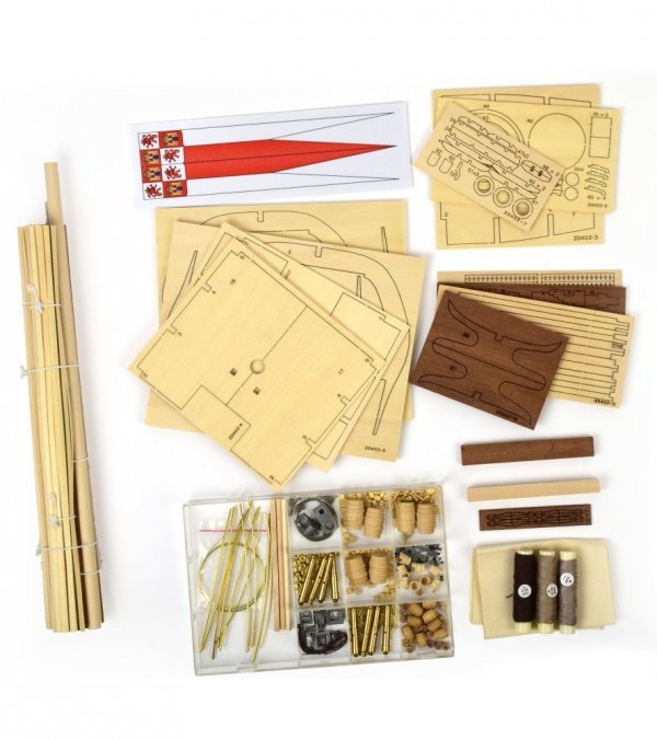 ARTESANIA LATINA 20403 Galeon San Francisco - przekrój 1/50