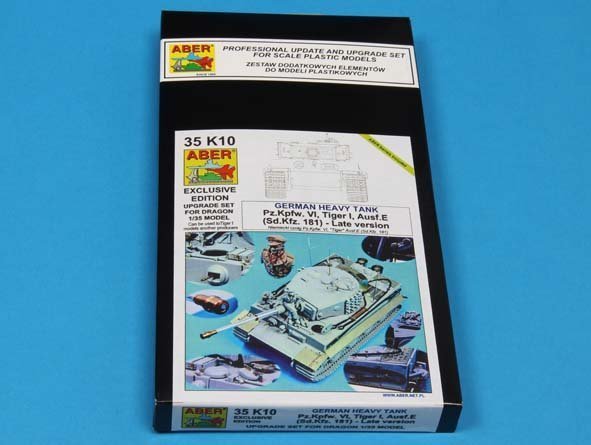 Aber 35K10 Pz.Kpfw. VI Ausf.E (Sd.Kfz.181) Tiger I – Late version (premium set) (1:35)