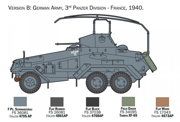Italeri 6433 Sd.Kfz.232 6-Rad 1/35