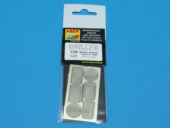 Aber 35G24 Grilles for german super heavy tank E-100 (1:35)
