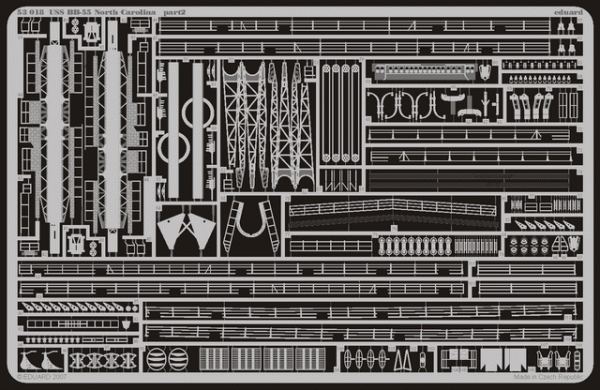Eduard 53018 USS BB-55 North Carolina 1/350 Trumpeter