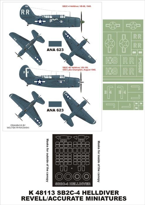Montex K48113 SB2C-4 Helldiver 1/48