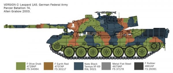Italeri 6481 LEOPARD 1 A5 1/35