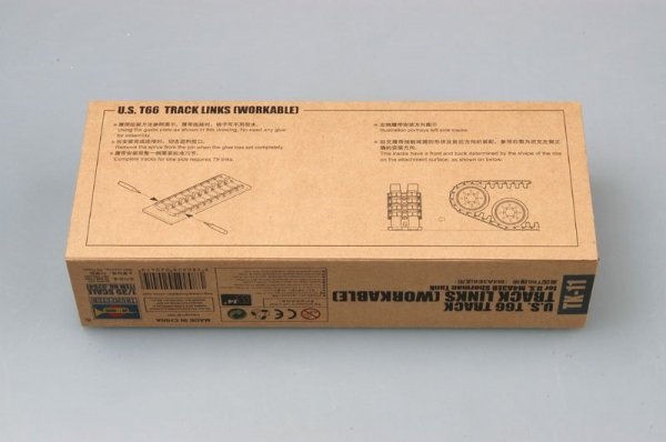 Trumpeter 02041 U.S. T66 steel track for U.S. M4A3E8 Sherman Tank (1:35)