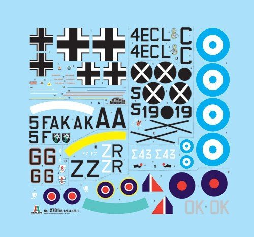 Italeri 2701 Hs 126A-1/B-1 (1:48)
