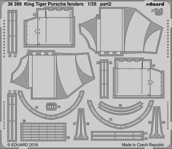 Eduard BIG3594 King Tiger Porsche 1/35 MENG