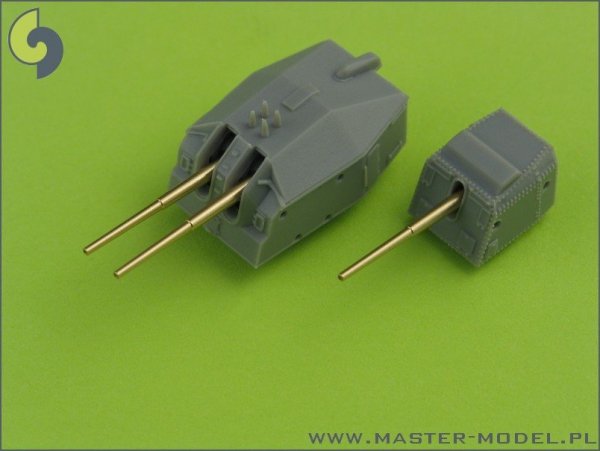 Master SM-350-061 German destroyer Z-39 (1945) - gun barrels set