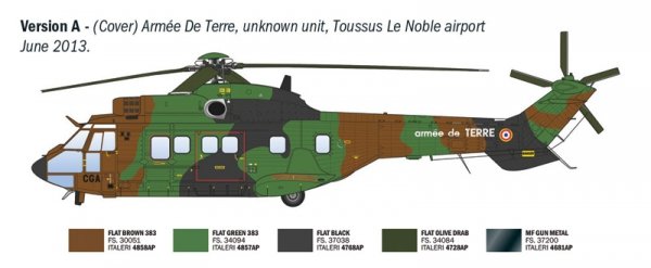 Italeri 91096 AS332 Super Puma 1/72