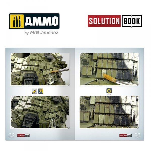 Ammo of Mig 6518 SOLUTION BOOK HOW TO PAINT MODERN RUSSIAN TANKS (Multilingual) 