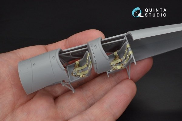 Quinta Studio QD32016 Bu 131 3D-Printed &amp; coloured Interior on decal paper (for ICM kit) 1/32