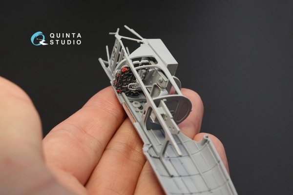 Quinta Studio QD48066 La-5FN 3D-Printed &amp; coloured Interior on decal paper (for Zvezda kit) 1/48
